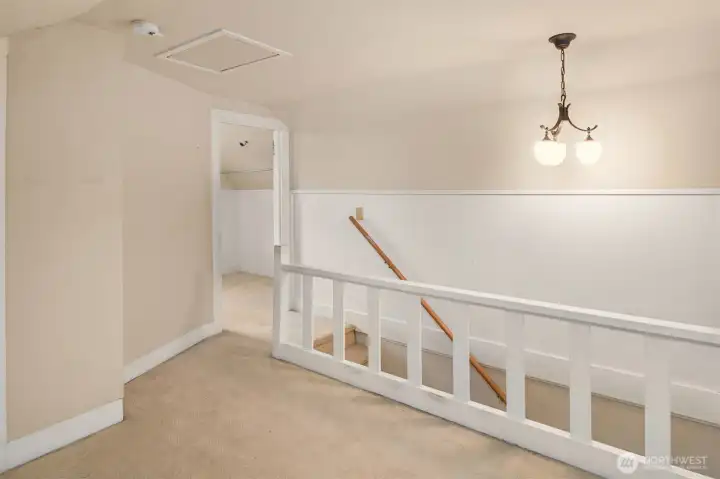 Heading Downstairs.