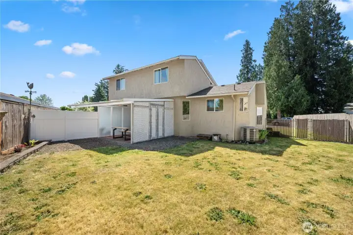 Spacious fully fenced backyards. (this is unit 6322)