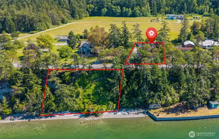 Water views and water access with the lot across the street Water views and water access with the lot across the street