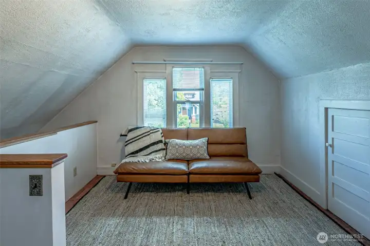 Upstairs loft area