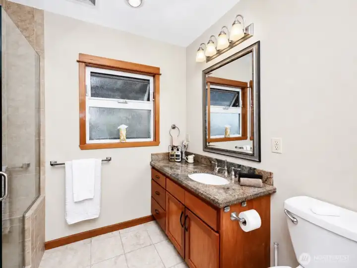Primary and main bath Primary and main bath
