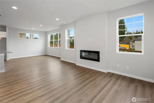 Interiors photos of Homesite 8.