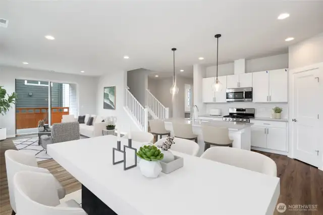 Interiors photos of Homesite 8.