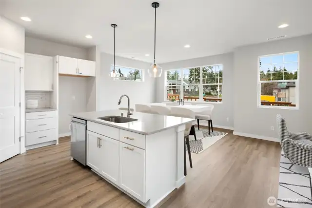 Interiors photos of Homesite 8.