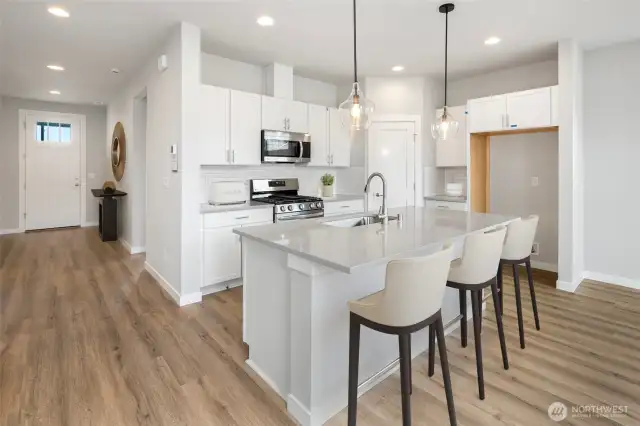 Interiors photos of Homesite 8.