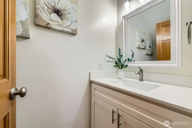 Powder Room on Main Level