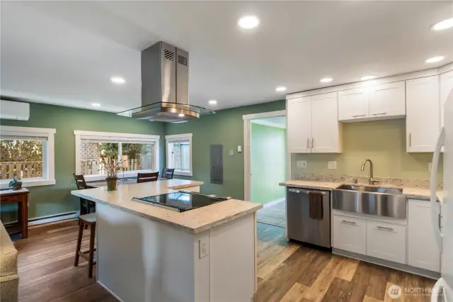 Kitchen with eating space