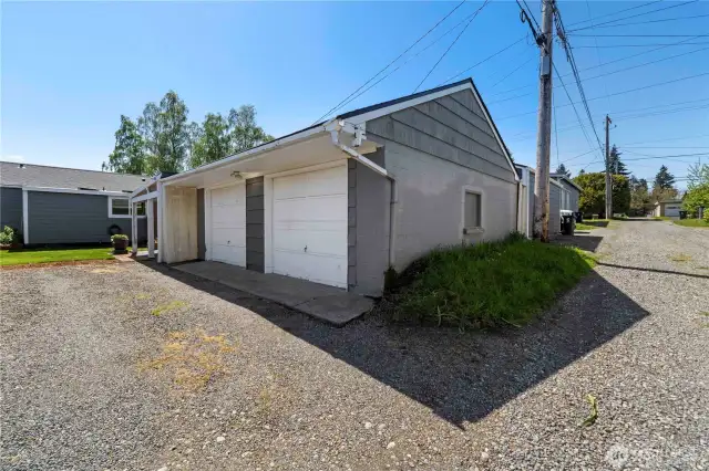 2 car garage
