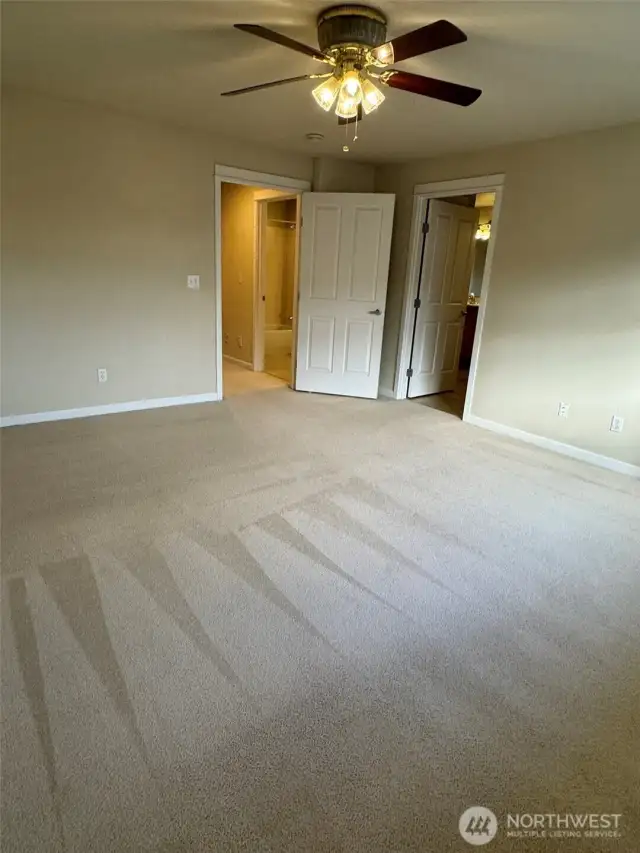 Primary bedroom, as you see it now. Very Bright and spacious.