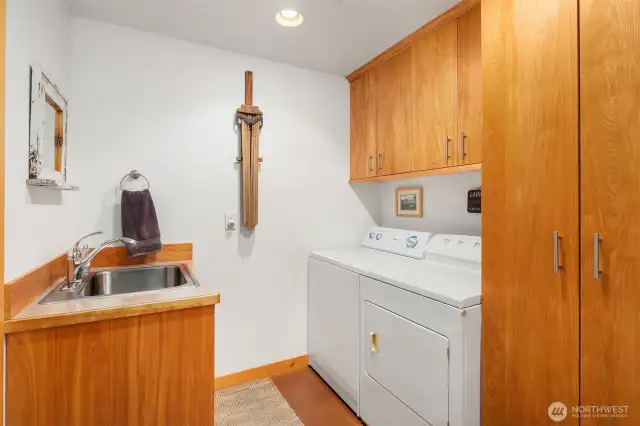 Lower Laundry and 3/4 Bath