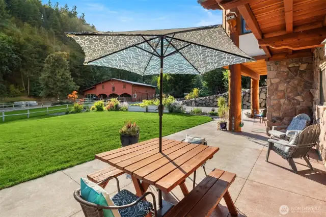 Patio off  Daylight Basement