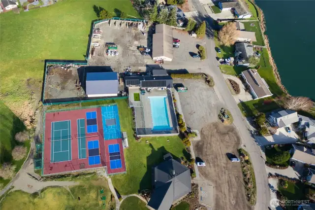 Amenities of Birch Bay Village -- swim & pickleball