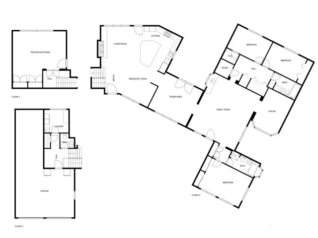 Floor plan of home.