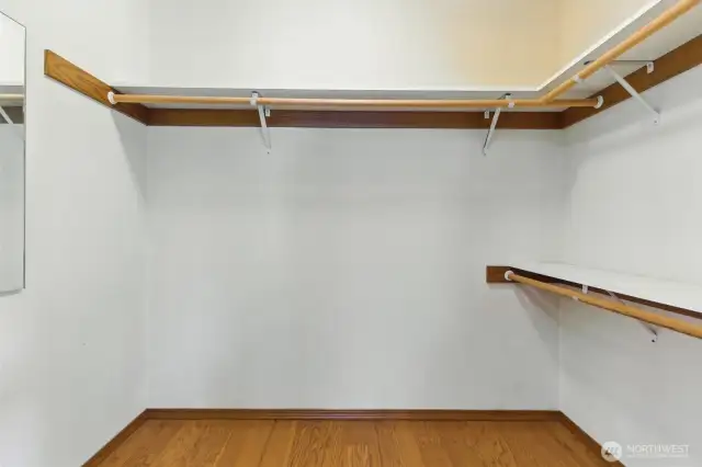 PLUS a big walk-in closet. Living large now.