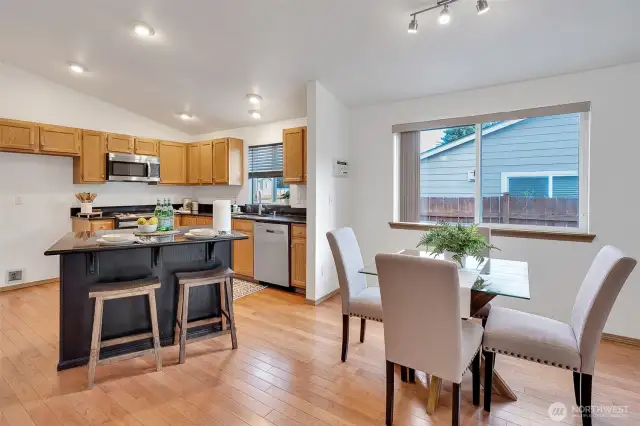 Open layout allows for easy entertaining.