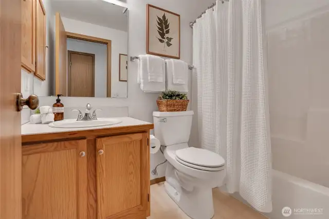 Main hall bath.