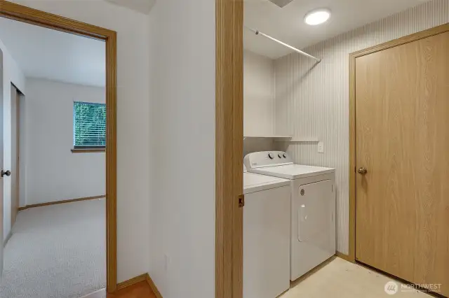 Washer & Dryer are new and stay with the home!