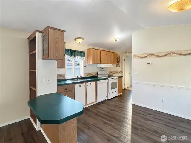 Extra cabinets for all your storage needs.