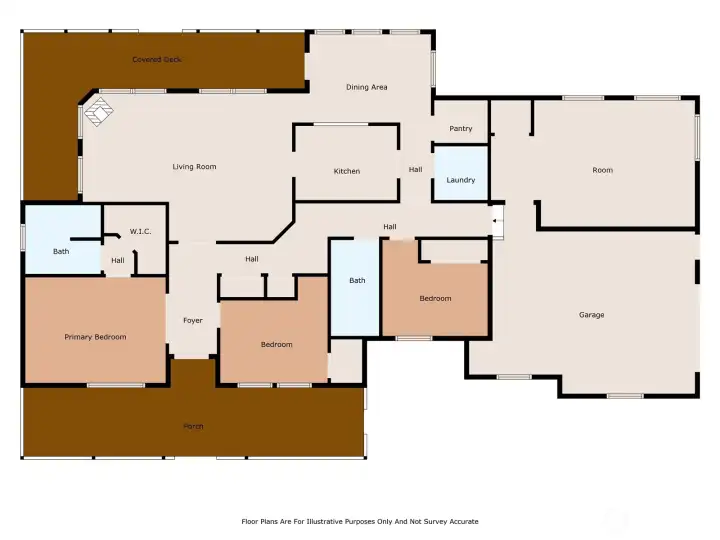 Floor plan, all measurements are approximate