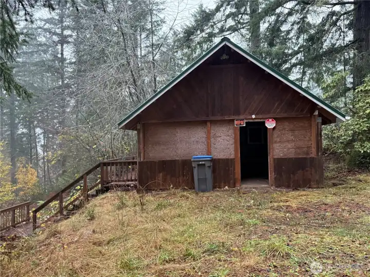 Closed in porch can be screened in summer.