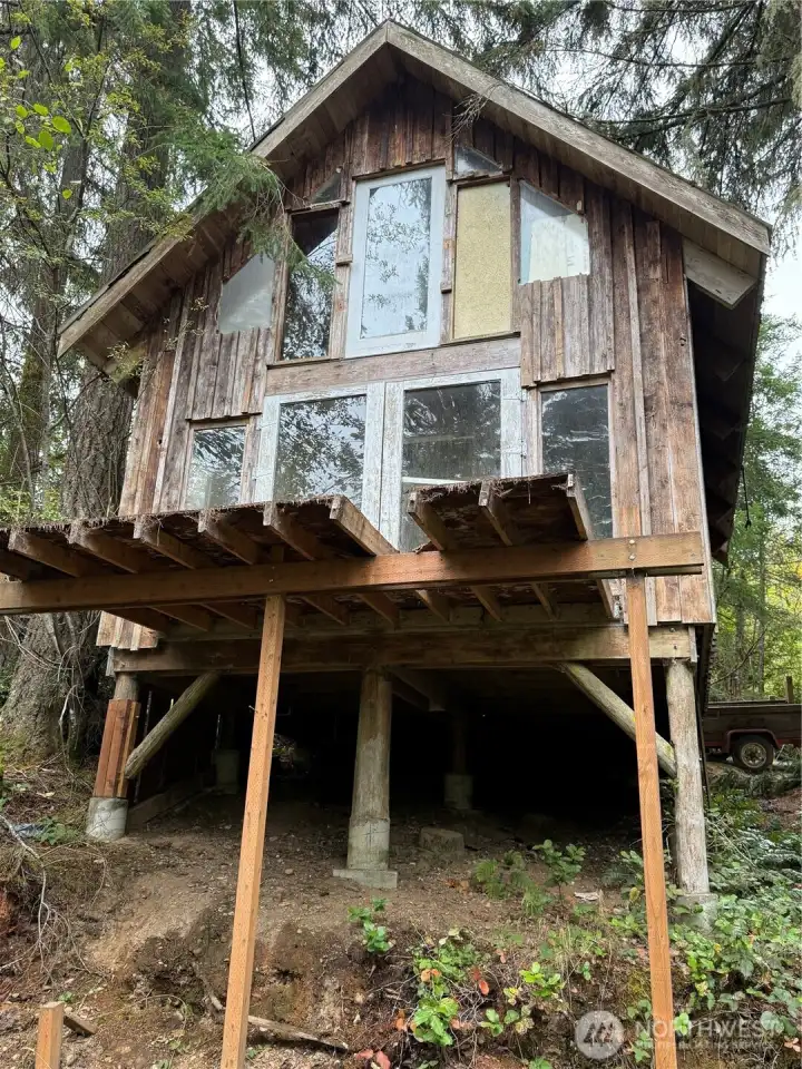 Imagine the views from these decks when finished...