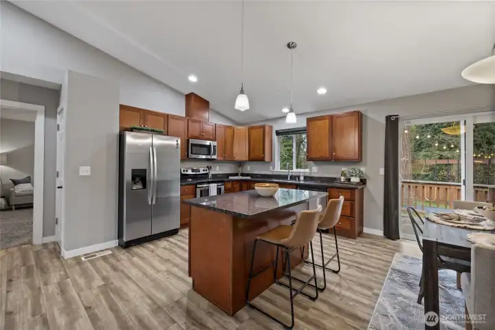 Keep an eye on the activities while you prepare the feast