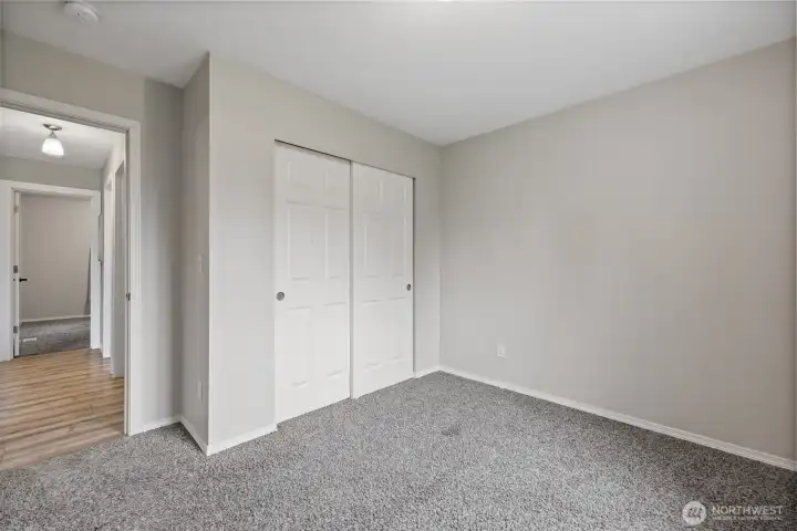 Spacious closet adorns Bedroom #2