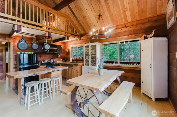 Kitchen and Dining Space