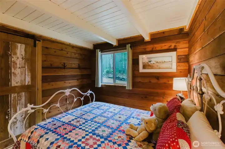 BR 2 with barn doors to closet