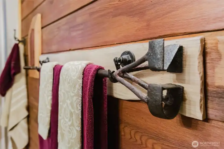 Branding Iron Towel Racks
