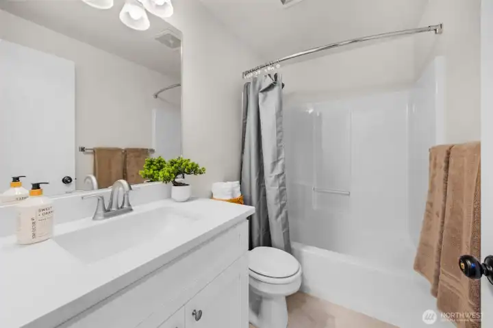 Main bathroom upstairs.