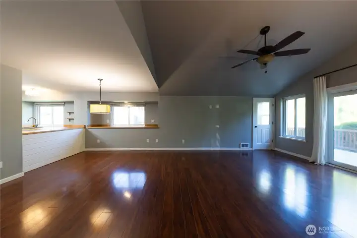 Dining area perfectly positioned for casual meals or special occasions.