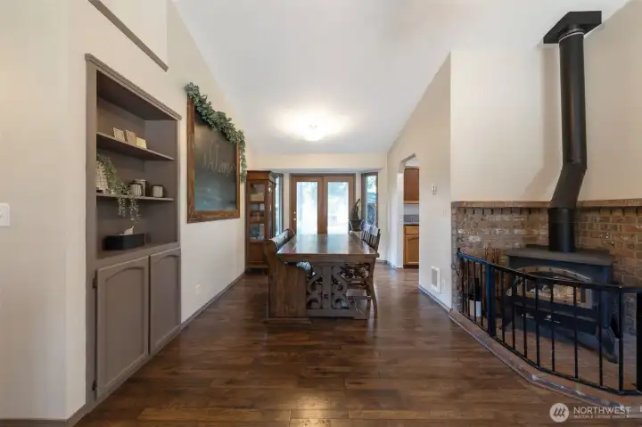 Entering this nicely updated country home. Move in ready!!