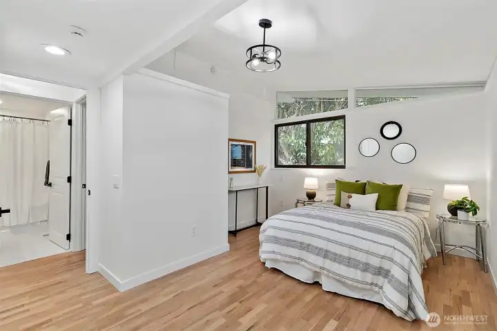 Bedroom one of three on the other side of the house for maximum privacy!