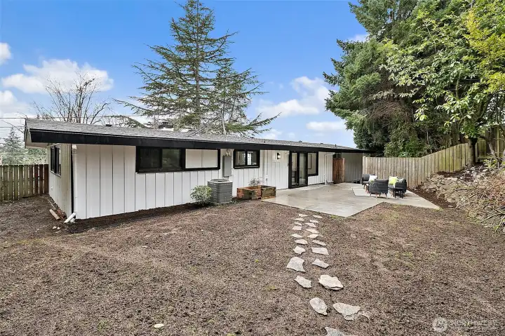 New dirt and seed for a great summer lawn!