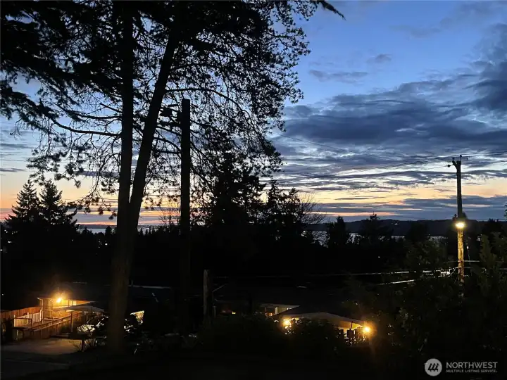 Great views in the evening!