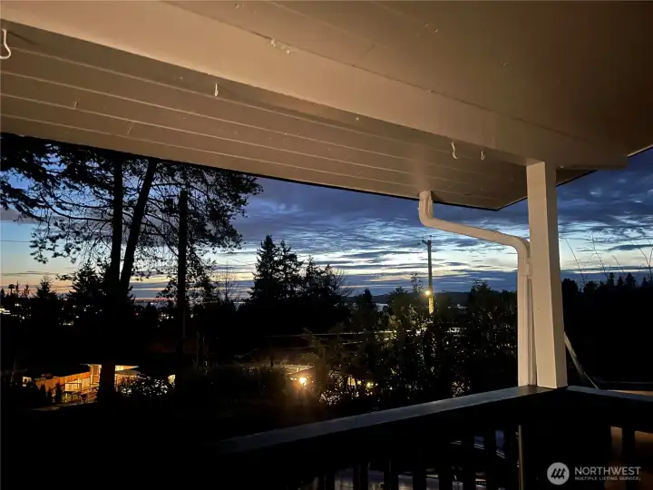 Shot off the front deck!