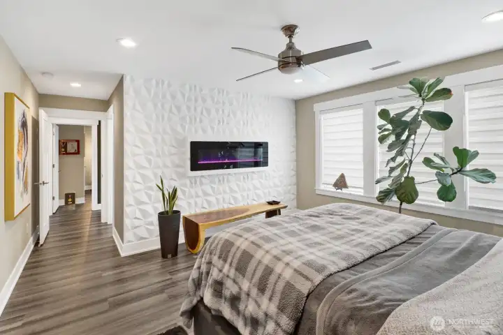 custom electric fireplace