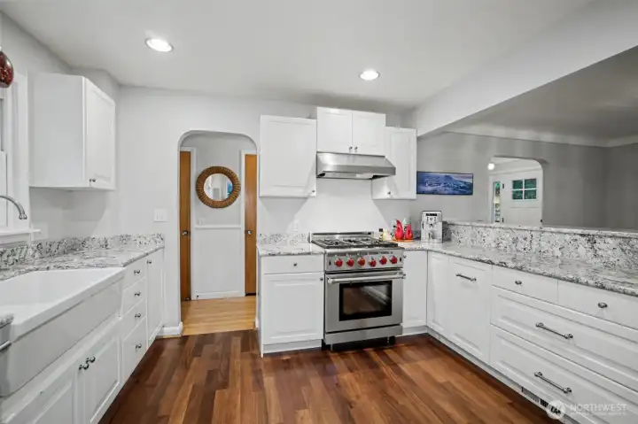 Stainless steel appliances are all included in the sale of the home.