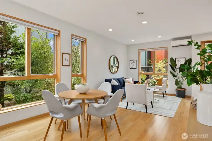 Modern lines and timeless finishes make a perfect canvas for you to adorn with special furniture and artwork.