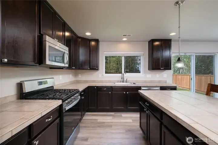 Lots of countertop space