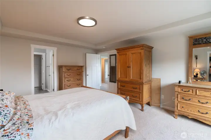 Lots of room for large bedroom furniture