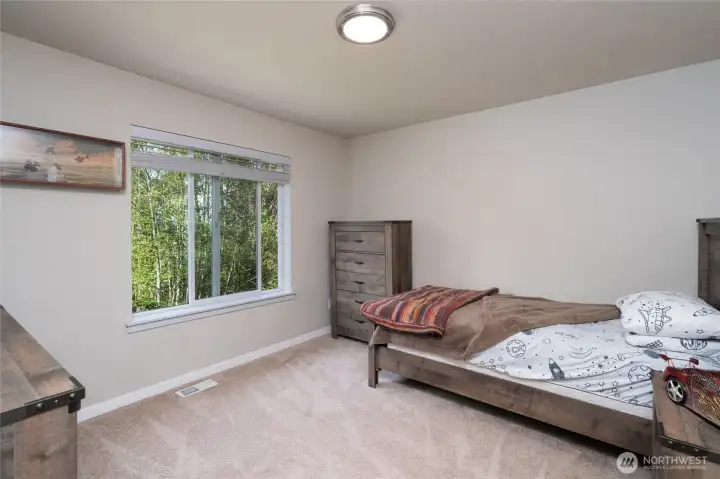 Bedroom #4 with walk-in closet