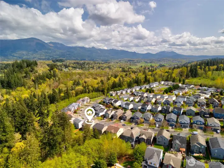 Backs up to greenbelt