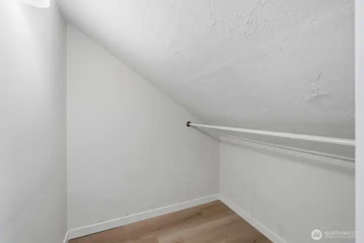 Roomy closet