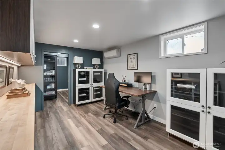 Converted garage into an office space with private entry.
