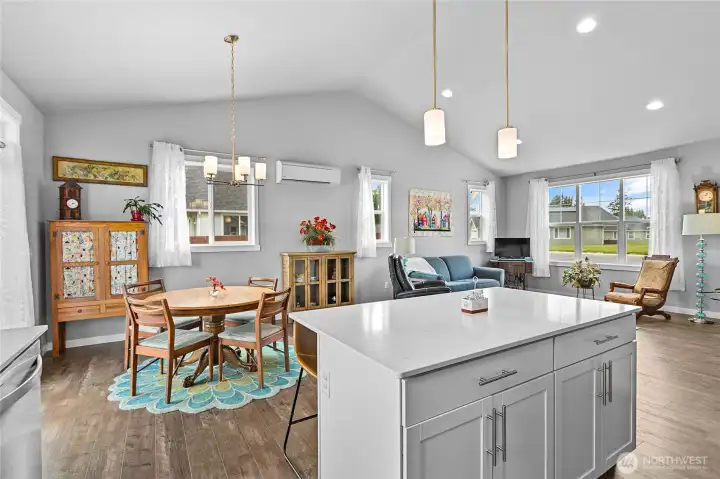 Such a nice flow in this 1550 sf home.