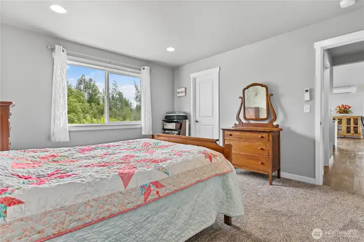 Walk-in closet to the left.