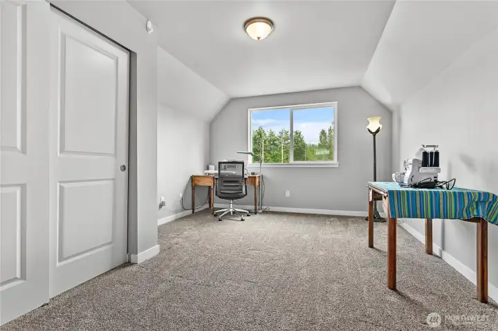 Upstairs bedroom to the East.