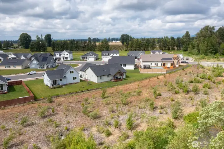 Having the nature conservation area makes this home feel like it is on an acre+